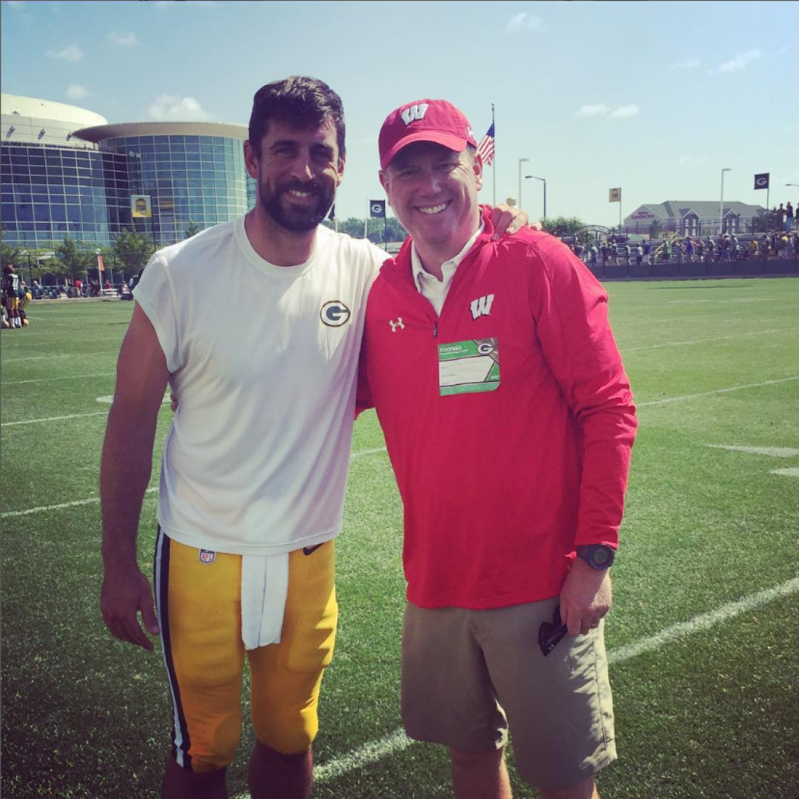 Hráč amerického futbalu Aaron Rodgers