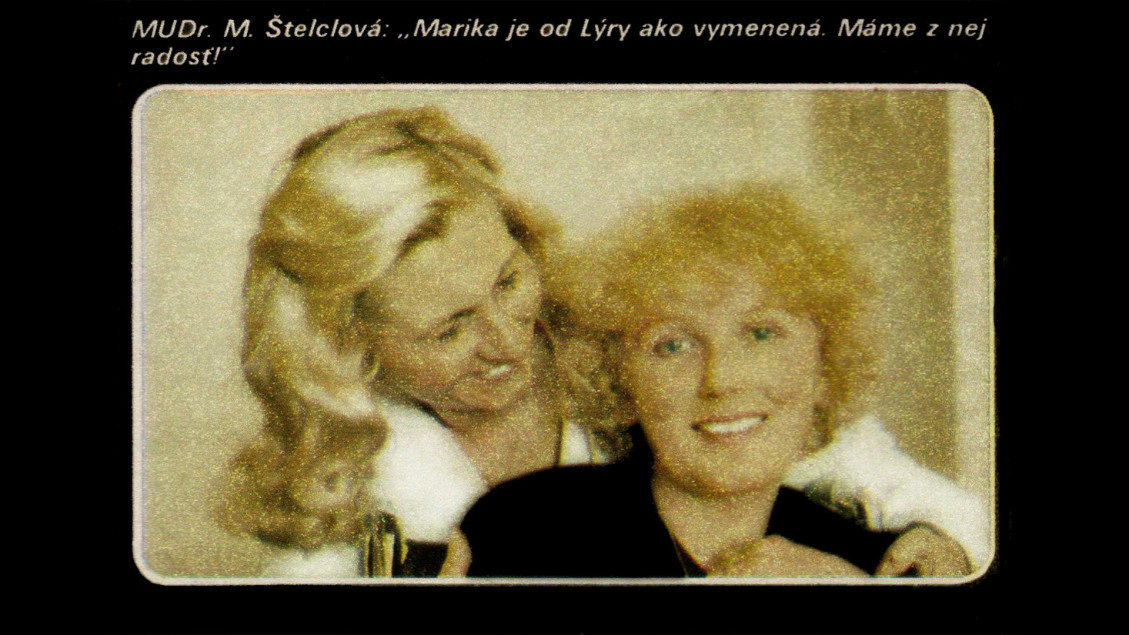 Marika s MUDr. Štelclovou v r. 1981