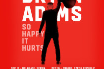 V rámci turné Bryan Adams So Happy It Hurts odohrá jeden koncert Adams aj v Bratislave