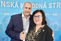 Andrej Danko a Dagmar Kramplová predseda a podpredsedníčka SNS