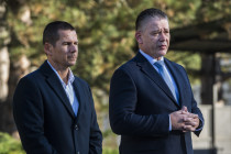 Exminister vnútra Roman Mikulec a jeho chránenec Štefan Hamran