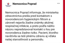 Potvrdenie popradskej nemocnice